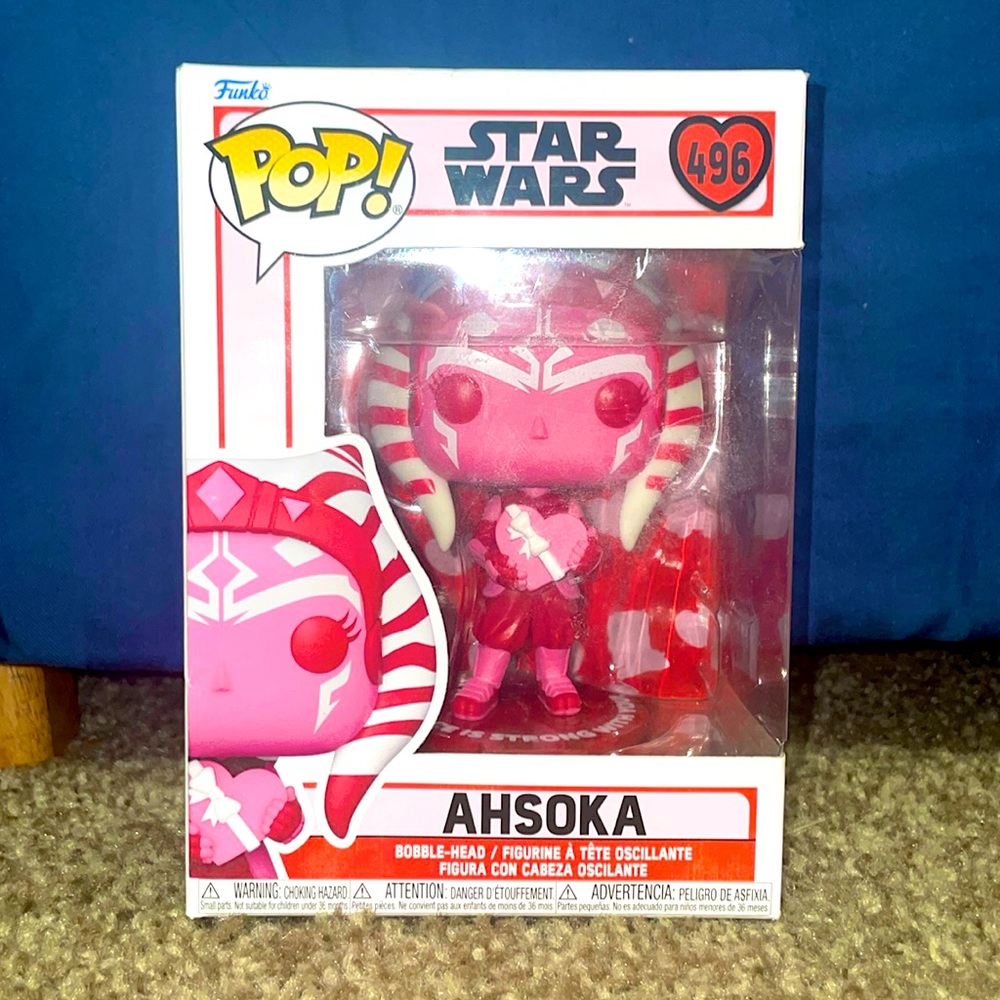 Star Wars AHSOKA Funko POP! #496 limited Valentine’s Day Edition